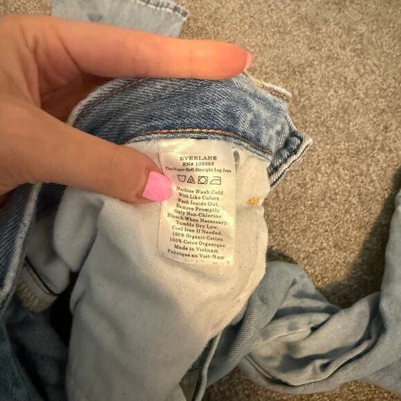 Everlane The Super-Soft Straight Leg Jeans Size 29 - Picture 3 of 4